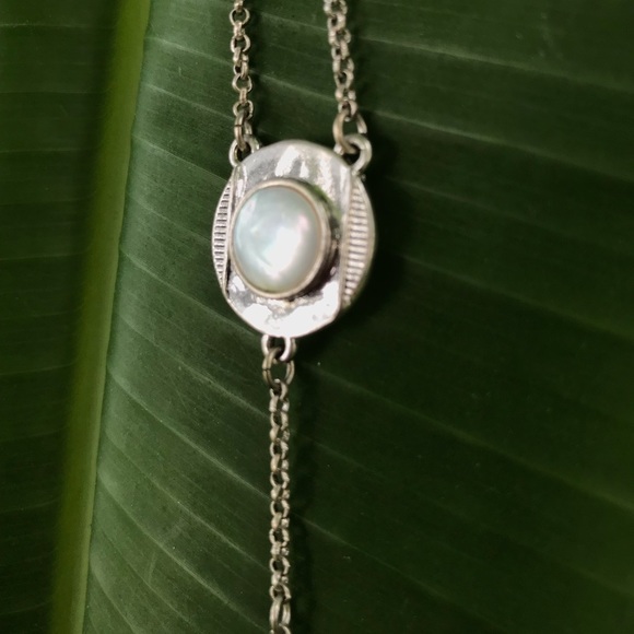 Lucky Brand White and Silver Necklace - Picture 1 of 7